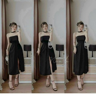 ĐẦM CÚP NGỰC (CÓ MÚT NGỰC, CÓ LÓT QUẦN, CÓ DÂY CỔ) XẺ TRƯỚC SEXY QUYẾN RŨ CHO CÁC NÀNG