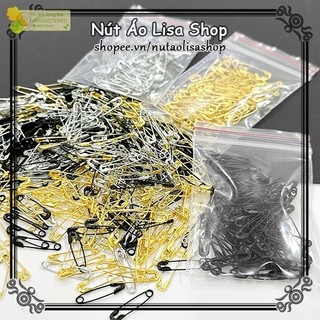 . 1000 cái kim tây/ kim băng mạ vàng loại nhỏ