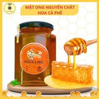 Mật ong rừng nguyên chất hoa cà phê cao cấp tặng tinh bột nghệ 100g đơn từ 300k