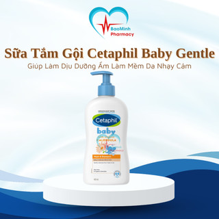 Sữa Tắm Gội Cetaphil Baby Wash & Shampoo With Organic Calendula Làm Sạch Nhẹ Dịu An Toàn Cho Làn Da Bé 400ml