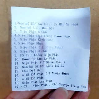Máy Niệm Phật 21 Bài Hình Hoa Sen