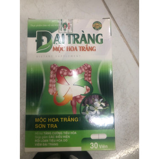 Thực phẩm bảo vệ sức khoẻ - đại tràng mộc hoa trắng