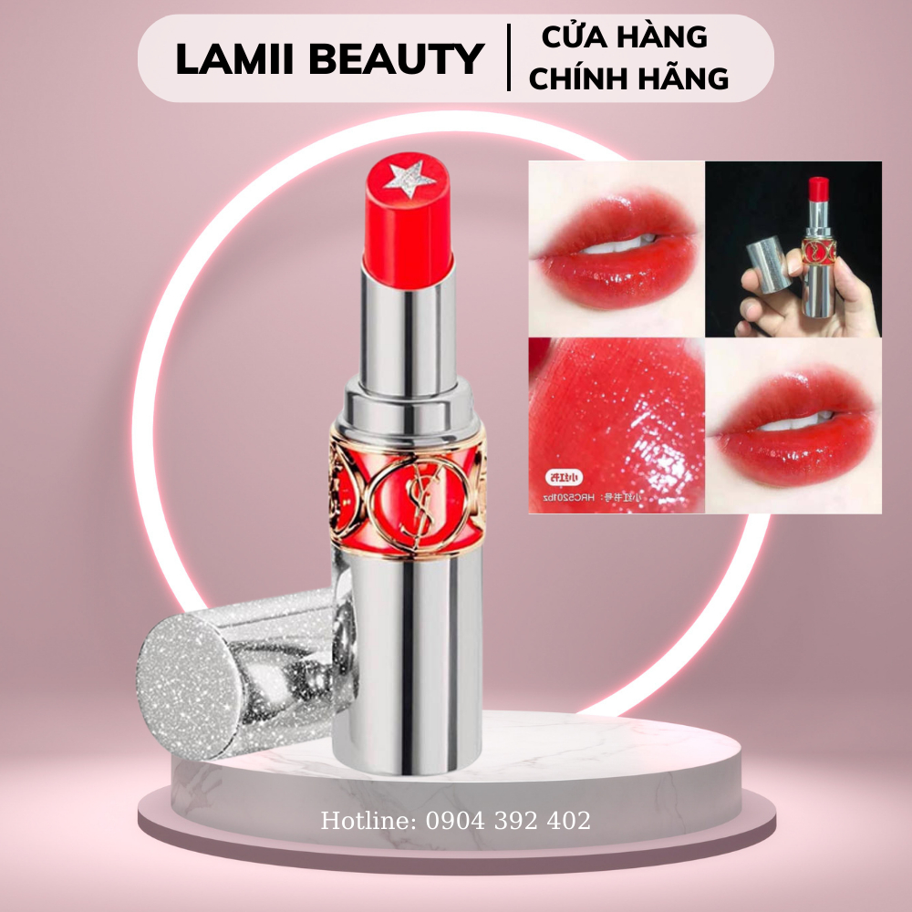 Son YSL Rouge Volupté Rock'N Shine màu 06 Orange Speaker - LAMII BEAUTY