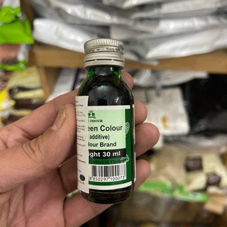 Màu xanh lá thực phẩm thái best odour cao cấp chai thủy tinh 30ml