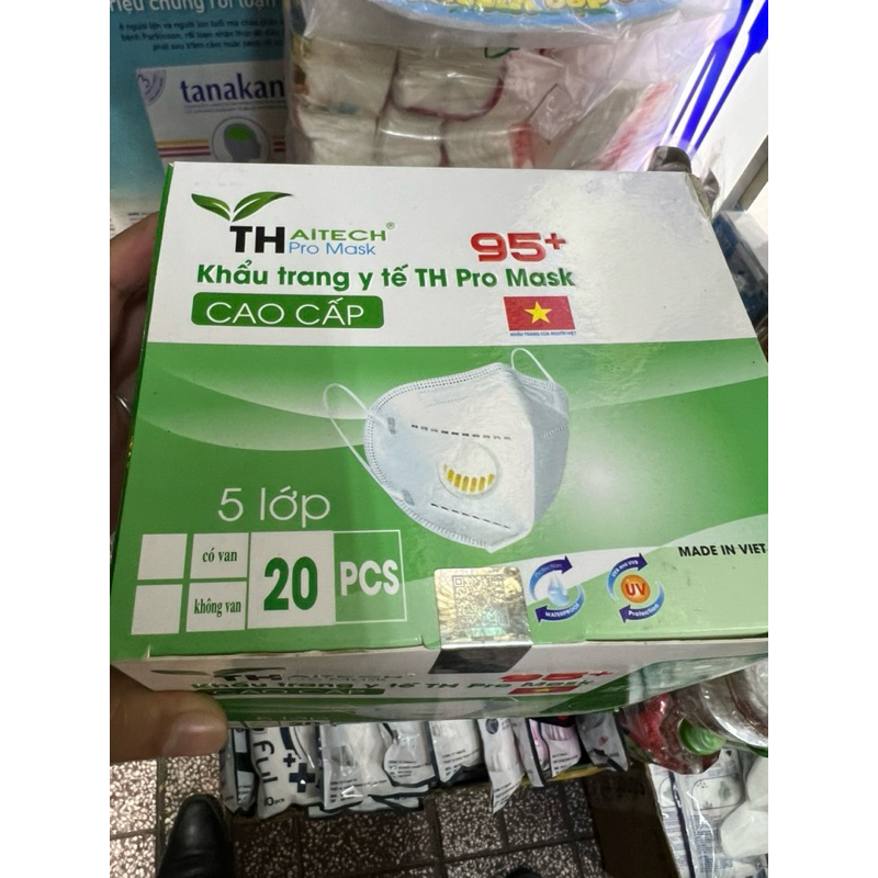 Khẩu trang cao cấp N95 có van 1 cái