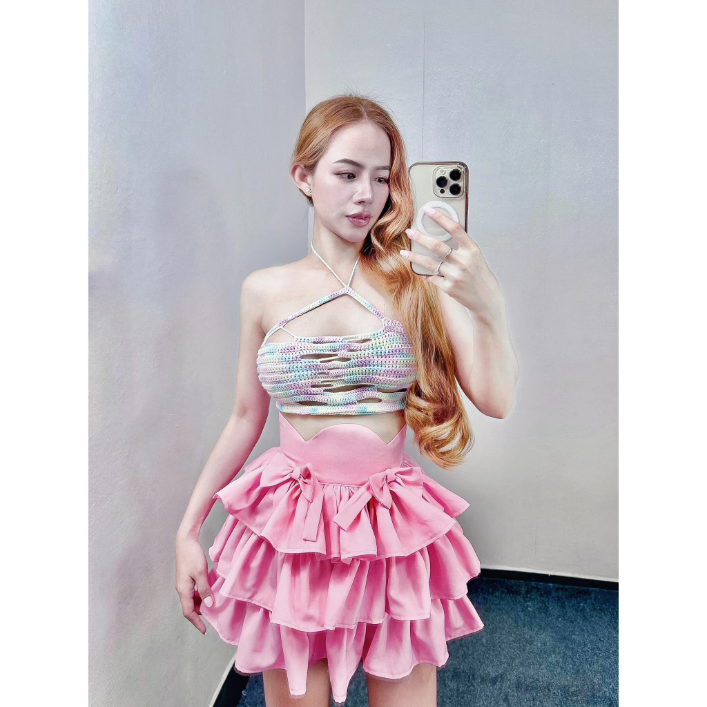 Áo Beggar Top Len thủ công