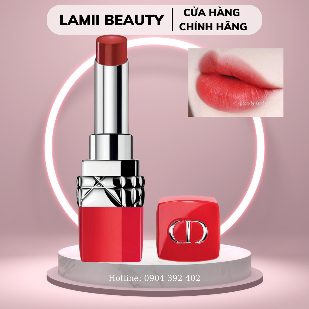 Son DIOR ULTRA ROUGE 641 vỏ đỏ fullbox