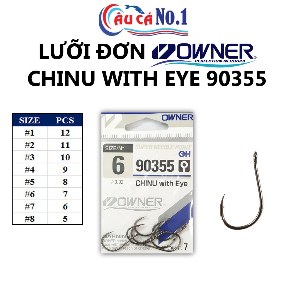 BỘ 2 GÓI LƯỠI CÂU OWNER 90355