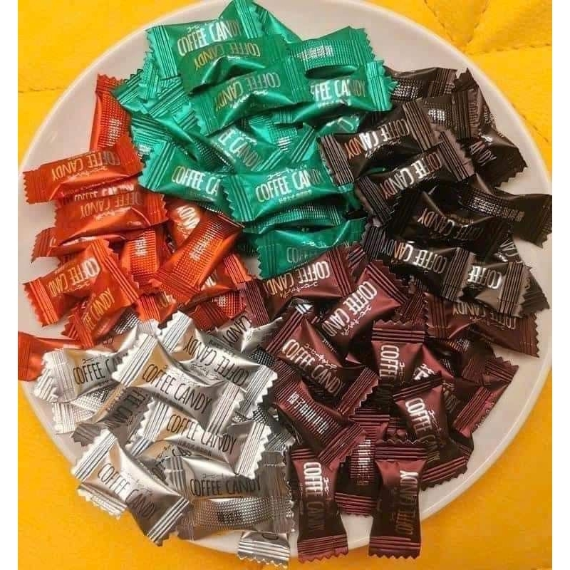 1KG KẸO CÀ PHÊ KHÔNG ĐƯỜNG MIX ĐỦ VỊ THƠM NGON