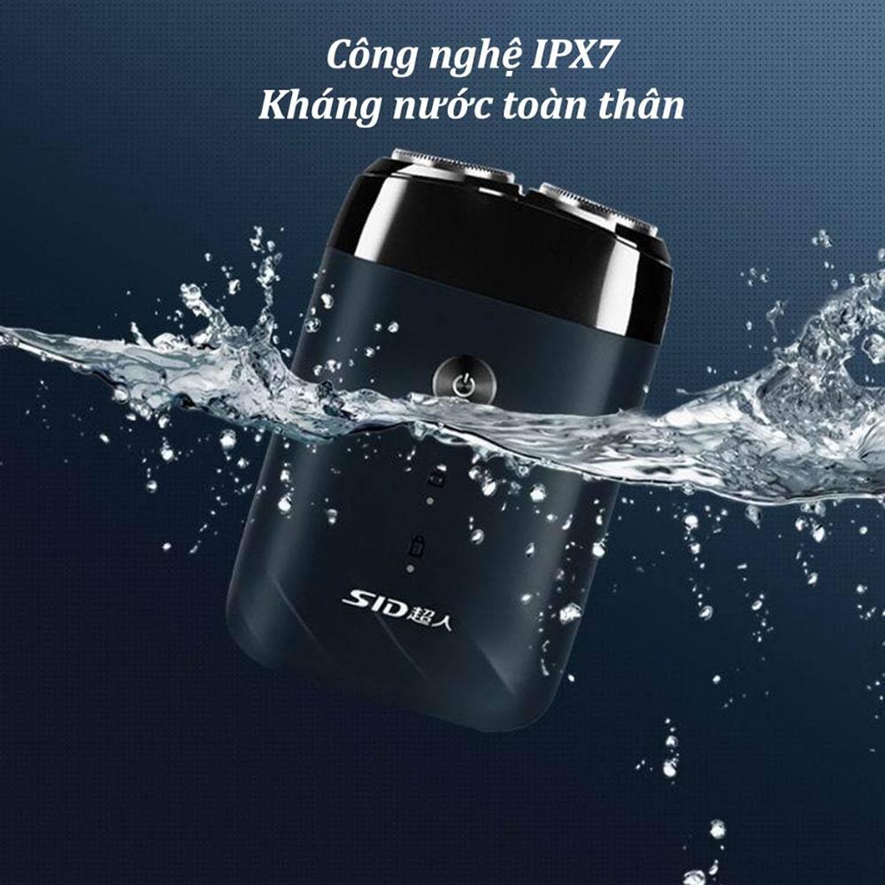 Máy cạo râu cao cấp SHAVER 4d s-1168, MN-585mini,RS-210&RS-215 công xuất 8W, chống nước ipX7. sạc typeC Bảo Hành 6 Tháng