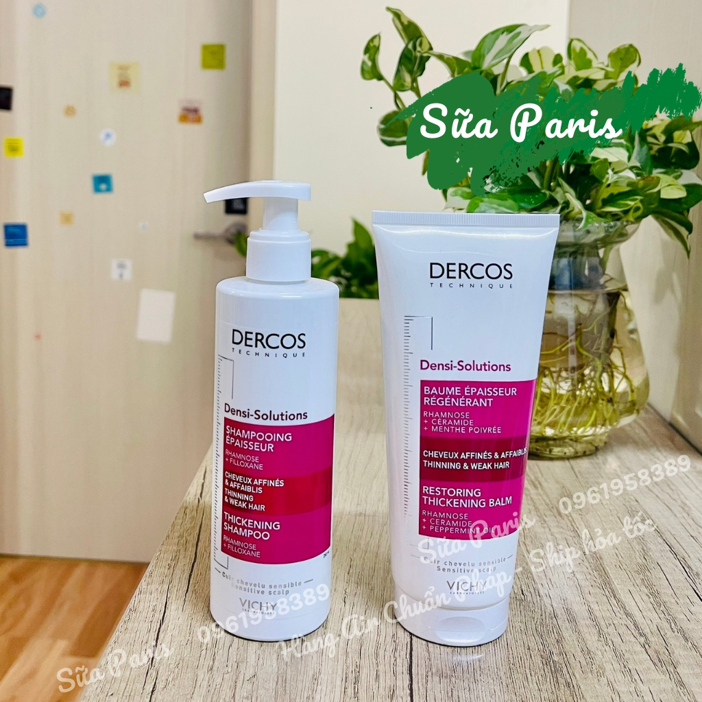 Dầu gội xả Vichy dercos densi solutions kích thích mọc và làm dầy tóc_Sữa Paris Aderma
