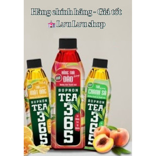 Trà bupnon hồng trà tea 365 hương chanh sả, đào, tắc mật ong