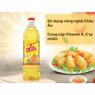Dầu thực vật tinh luyện Olita Tường An chai 1 lít