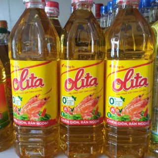 Combo 3 Dầu thực vật tinh luyện Olita Tường An chai 1 lít