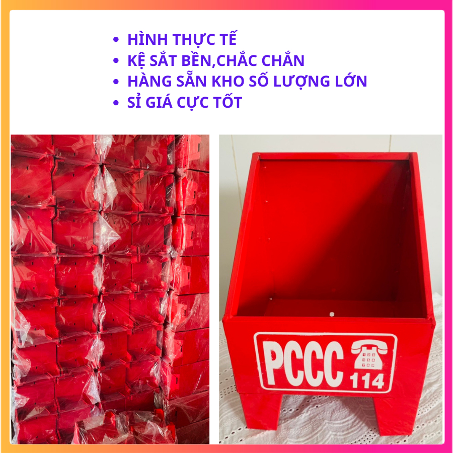 Bình cứu hoả, combo 1 bình chữa cháy bột 4kg+ kệ để bình pccc, tặng bộ nội quy tiêu lệnh, dùng cho gia đình và cơ sở nhỏ
