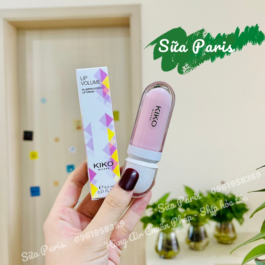 Son dưỡng môi Kiko lip balm không màu, giúp môi dưỡng ẩm mịn màng và hồng hào_Sữa Paris Aderma