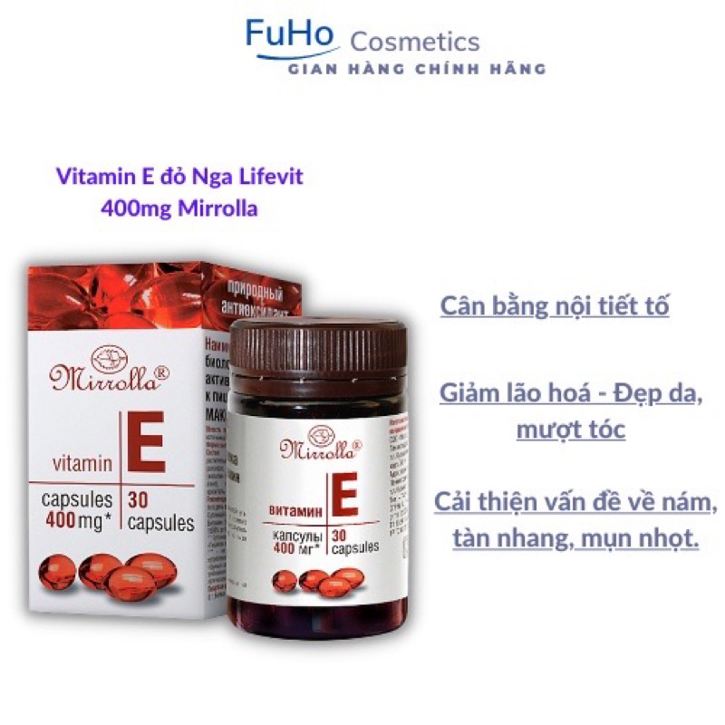 VITAMIN E ĐỎ CỦA NGA