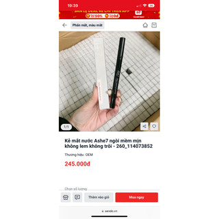 mắt cara ashe7 cao cấp( date 2026)