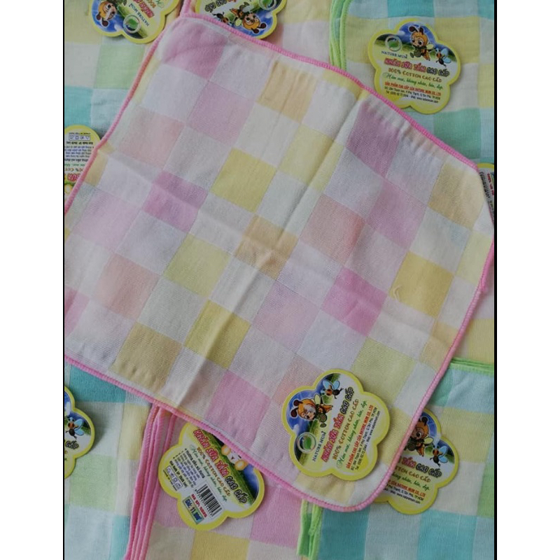 Khăn sữa nho nhỏ baby cotton NATU 26x26cm