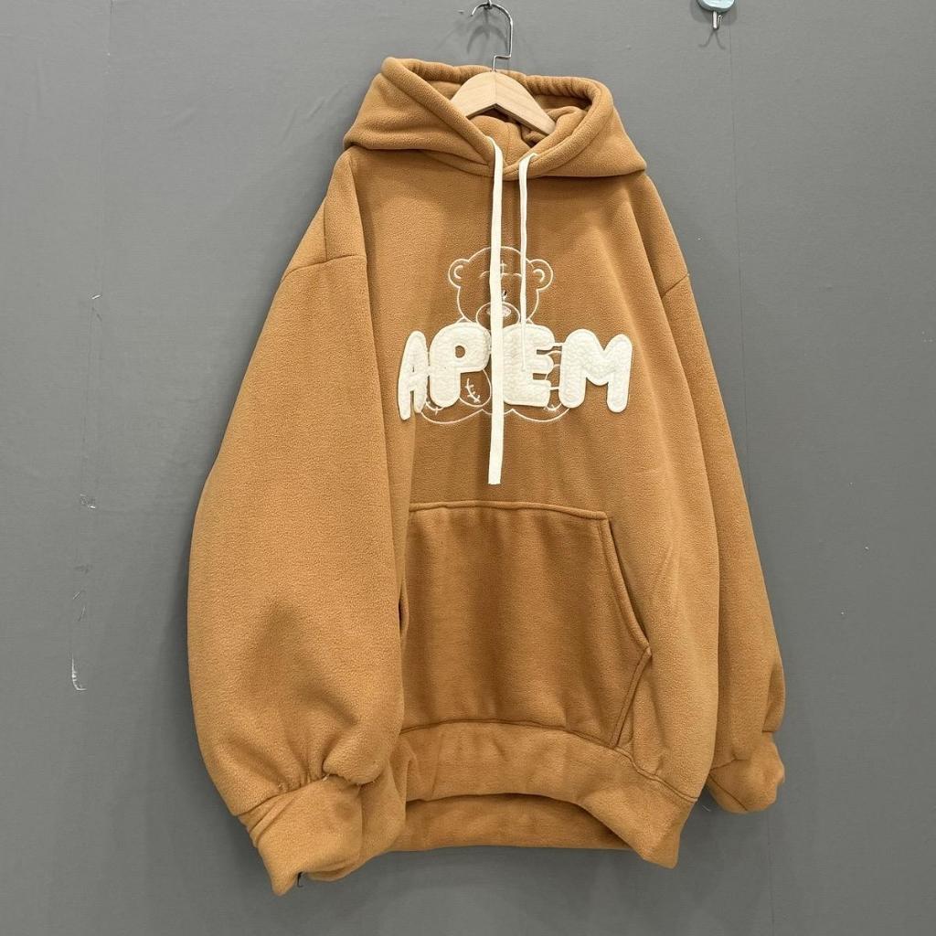 Áo hoodie lông cừu APEM