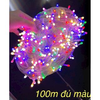  Dây Đèn Led Kim Cương Cuộn 100M Chống Nước Dùng Trang Trí Ngoài Trời Noel Tết 