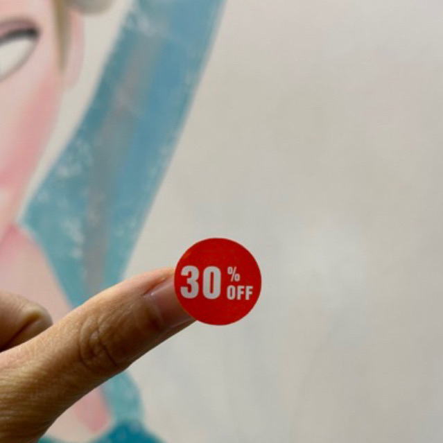 Tem giảm giá, tem nhãn giảm giá dán mác sản phẩm