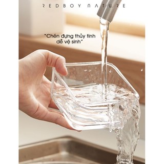 Khay mứt Tết gỗ óc chó cao cấp - 6 chén