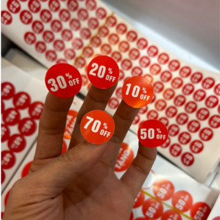 Tem giảm giá, tem nhãn giảm giá dán mác sản phẩm