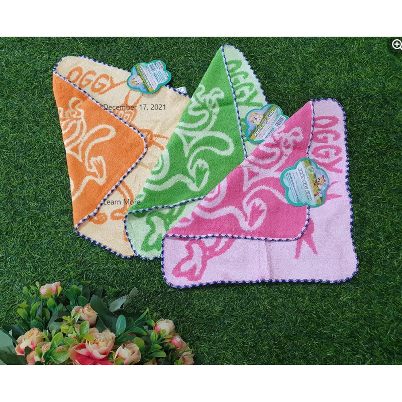 Khăn mặt tre hoa siêu dễ thương cho bé đi học NATU