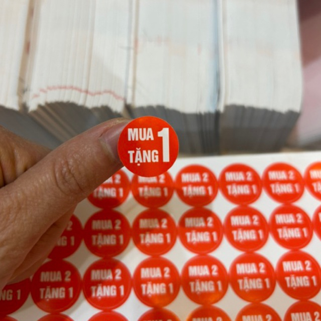 Tem nhãn đồng giá, tem giam giá 99k 149k 159k decal giấy