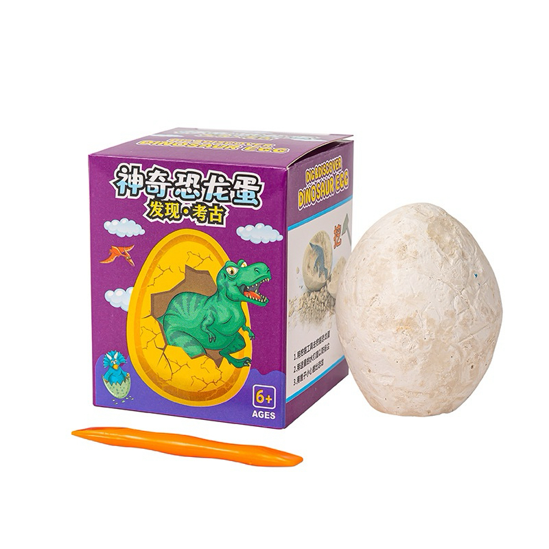 Đồ chơi khảo cổ học khủng long, khai quật trứng khủng long hoá thạch mini bé hoá thân làm nhà khảo cổ học