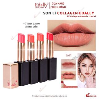 Son lì không trôi collagen cao cấp Edally không chì nhập khẩu Hàn Quốc chính hãng dưỡng môi căng bóng