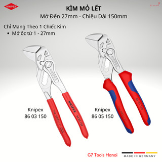 Kìm mỏ lết knipex chiều dài 150mm ngàm mở đến 27mm 86 03 150 / 86 05 150 g7 tools hanoi