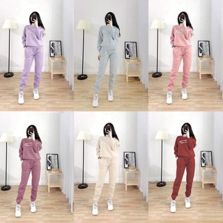 Bộ thu đông nữ, Bộ nỉ bông nữ dài tay, set đồ thu đông nữ, bộ đồ mặc nhà xinh