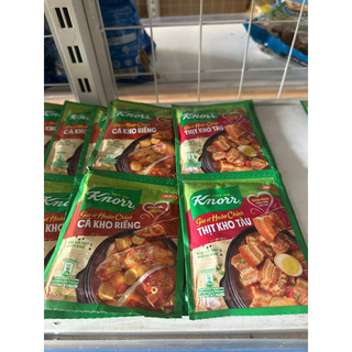 Gia vị hoàn chỉnh KNORR Thịt Kho/ Cá Kho gói 28gr chính hãng Unilever