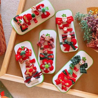  Set kẹp tóc noel em cho bạn gái và bé dịp lễ tết kep18 