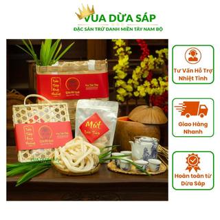 Mứt Dừa Sáp Ông Hoàng - Vua Dừa Sáp Giá Rẻ Sỉ Lẻ Mềm Dẻo Nguyên Chất Cầu Kè Trà Vinh