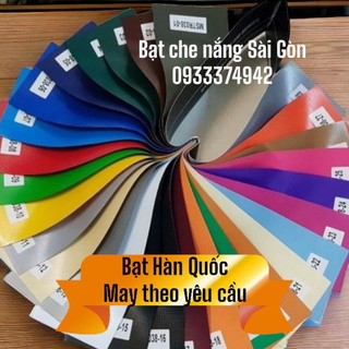 [Giá sỉ] Bạt che nắng Hàn Quốc, dày 0.38mm, may theo yêu cầu