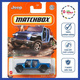 Xe mô hình matchbox bán tải '20 jeep gladiator gvx46.