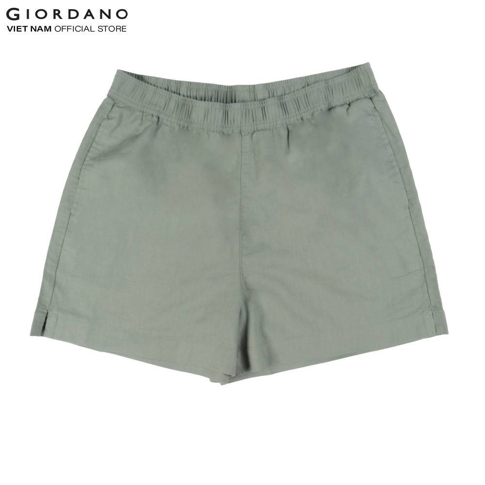 Quần Shorts Linen Nữ Giordano 05403209