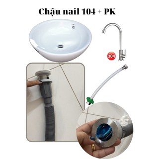 Chậu sứ ngâm chân làm móng cho tiệm Nail & Spa | Thế Giới Ghế Nail