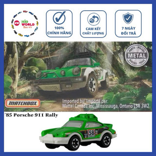 Xe mô hình Matchbox Box bán tải '85 Porsche 911 Rally 66/100. Tỷ lệ 1:64.