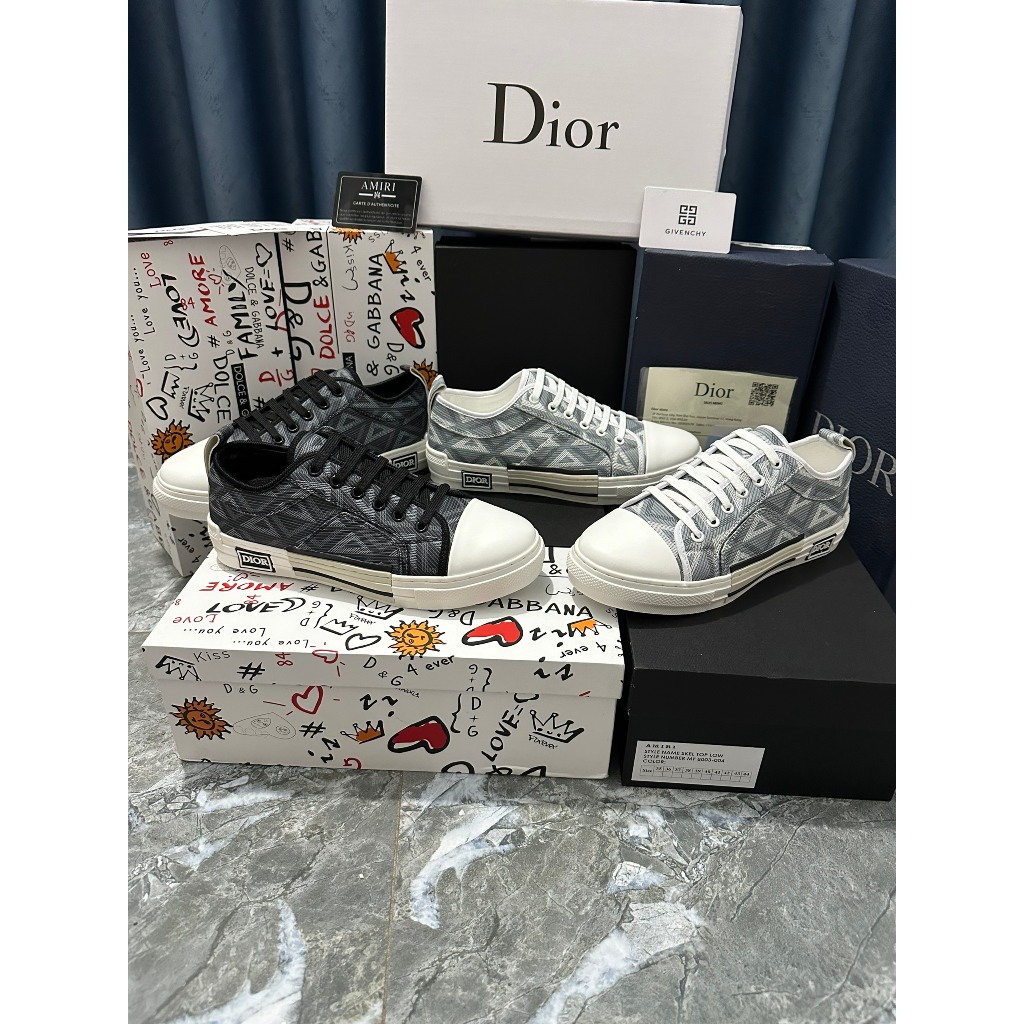 GIÀY DIO B23 SNEAKER LOW CANVAS GREY THỂ THAO [ FULL BOX+FREE SHIP ]