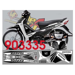 Tem wave repsol xe 50-100-110c - tem 3 lớp cao cấp loại 1