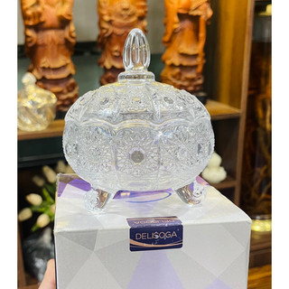 THỐ MỨT thủy tinh   🥑 FREE SHIP🥑 Hũ đựng mứt , bánh kẹo thủy tinh vân kim cương sang trọng