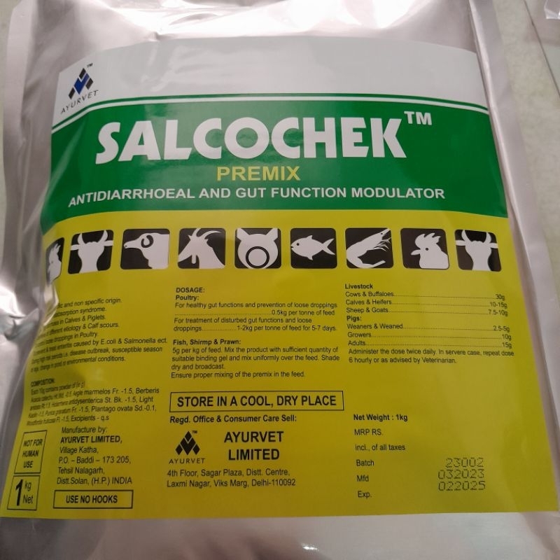 SALCOCHEK 100g thảo mộc trị tiêu hóa gà, ngan, lợn con ...