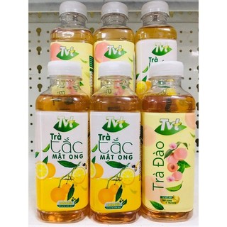 Trà tắc mật ong / trà đào tvt hãng biba bibo 450ml