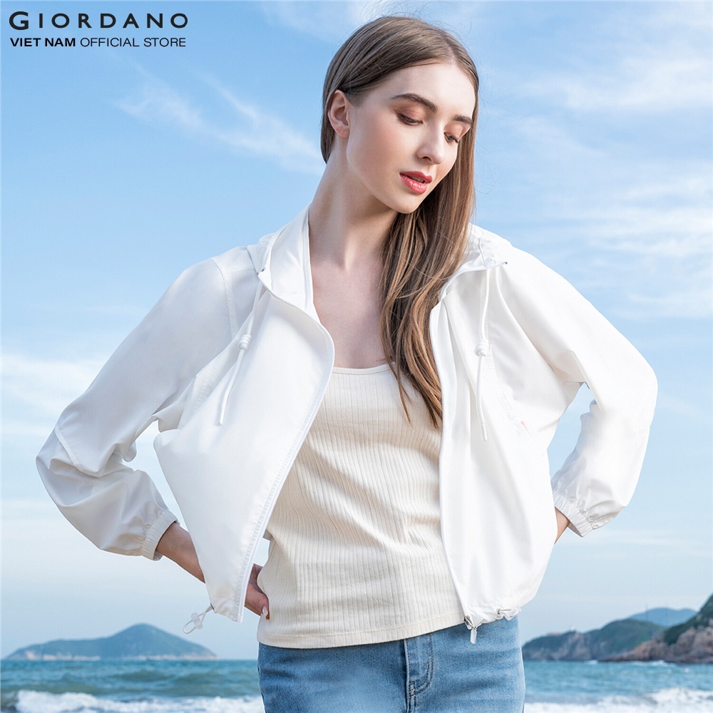 Áo Khoác Gió Nữ Windbreaker Giordano 05372003