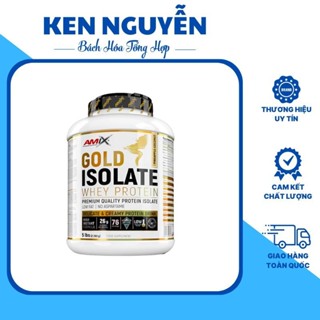 Sữa tăng cơ Amix Gold Isolate Whey Protein, 5 Lbs (76 Servings) nhập khẩu Anh -  bổ sung protein, phát triển cơ