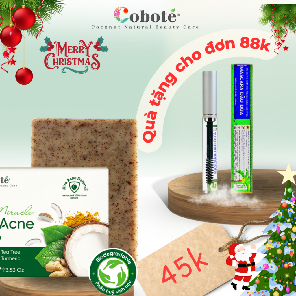 Xà phòng ngừa mụn lưng Coboté 100g Hiệu quả vượt trội sau 1 liệu trình